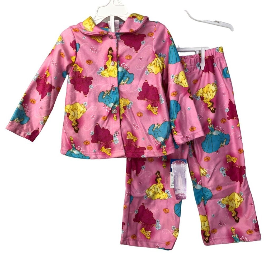 DISNEY PRINCESS FLEECE PAJAMA SETS SIZE 3T NWT